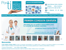 Tablet Screenshot of medicoesteticosoho.com